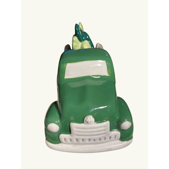 St. Patricks Day Ceramic Green Truck With Shamrocks By Kohls - Picture 4 of 11